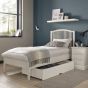 Ashby White 3 Drawer Nightstand - Style Our Home