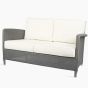 Vincent Sheppard Dovile 2 Seater Lounge Sofa with Almond Seat & Back Cushions