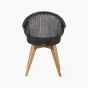Edgard Dining Chair Teak Base by Vincent Sheppard in Old Lace | Style Our Home