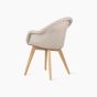 Edgard Dining Chair Teak Base by Vincent Sheppard in Old Lace | Style Our Home