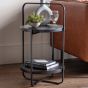Astley Black Side Table by Hudson Living | Style Our Home