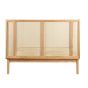 135cm Astrid Rattan Bed Oak by Birlea | Style Our Home