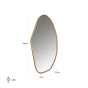 Mirror Eldon (Gold) by  Richmond Interiors | Style Our Home