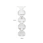 Candle holder Safia big (Clear transparent) by  Richmond Interiors | Style Our Home