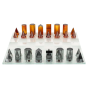 Chessboard Zyenna (Brown) by  Richmond Interiors | Style Our Home