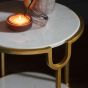 Berrow Gold Side Table by Hudson Living | Style Our Home