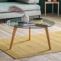 Blake Clear Coffee Table by Hudson Living|Style Our Home