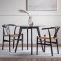 Blake Black Round Dining Table by Hudson Living| Style Our Home