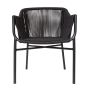 Bogart Rope Carver Black Chair