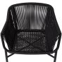Bogart Rope Carver Black Chair