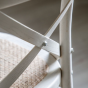 Café White Rattan Stool ( A Pair ) by Hudson Living | Style our Home 