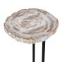 Light Petrified Wood Staccato Table by Bluebone | Style Our Home