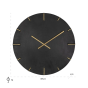 Clock Bilal (Black/gold) by  Richmond Interiors | Style Our Home