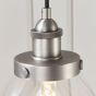Celeste 1 Pendant Light Brushed Silver by Creative Lighting | Style Our Home