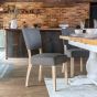Colbury Fabric Dining Chair - Grey by Aegon Interiors | Style Our Home