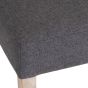 Colbury Fabric Dining Chair - Grey by Aegon Interiors | Style Our Home