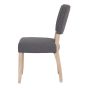 Colbury Fabric Dining Chair - Grey by Aegon Interiors | Style Our Home