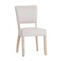 Colbury Fabric Dining Chair - Natural by Aegon Interiors | Style Our Home