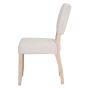 Colbury Fabric Dining Chair - Natural by Aegon Interiors | Style Our Home