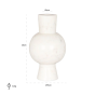 Vase Jonah white (White) by  Richmond Interiors | Style Our Home