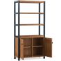 Tall Bookcase With Doors by Hertiance Furniture | Style Our Home