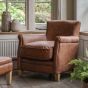 Mr. Padworth Chair - Vintage Brown Leather - Style Our Home