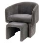 Aro Armchair Anthracite By Gallery Living | Style Our Home