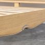 Chic Weathered 6ft Super Kingsize Bed (Upholstered) - Style Our Home