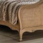 Chic Weathered 6ft Kingsize Bed (Cane)