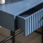 Halton 1 Drawer Bedside Blue By Gallery Living | Style Our Home