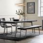 Kansas Dining Bench Black Large By Gallery Living | Style Our Home