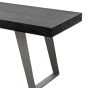 Kansas Dining Bench Black Large By Gallery Living | Style Our Home