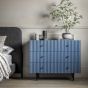 Halton 3 Drawer Chest Blue By Gallery Living | Style Our Home