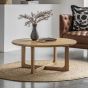 Mella Round Coffee Table Natural By Gallery Living | Style Our Home