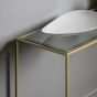 Rothbury Champagne Console Table by Gallery Direct | Style Our Home
