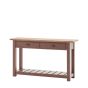 Manor Clay 2 Drawer Console by Hudson Living | Style Our Home 