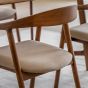 Tearto Walnut Dining Chair UPH (2pk)