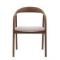 Tearto Walnut Dining Chair UPH (2pk) by Gallery Living | Style Our Home