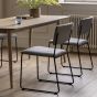 Battlebridge Charcoal Dining Chair (a pair) by Hudson Living | Style Our Home