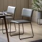 Battlebridge Slate Grey Dining Chair (a pair) by Hudson Living | Style Our Home