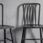 Wycombe Black Dining Chair [pair] - Style Our Home