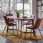 Madrid Oval Dining Table Walnut - Style Our Home 