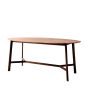 Madrid Oval Dining Table Walnut - Style Our Home 
