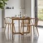 Mella Round Dining Table Natural By Gallery Living | Style Our Home 