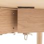 Pirton Folding Dining Table Natural