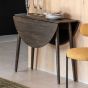 Pirton Folding Dining Table Smoked