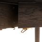 Pirton Folding Dining Table Smoked