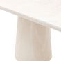 Pedra Oval Dining Table Travertine 