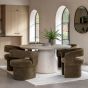 Pedra Round Dining Tble Travertine