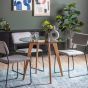 Blake Clear Round Dining Table by Hudson Living | Style Our Home